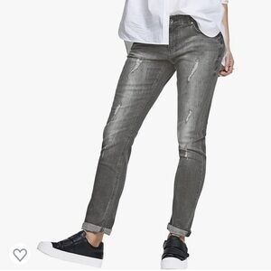 Ellos Comfortable Women's Plus Size Boyfriend Jeans | Stretch Denim | Mid-Rise
